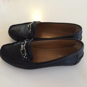 Coach driving loafers with logo